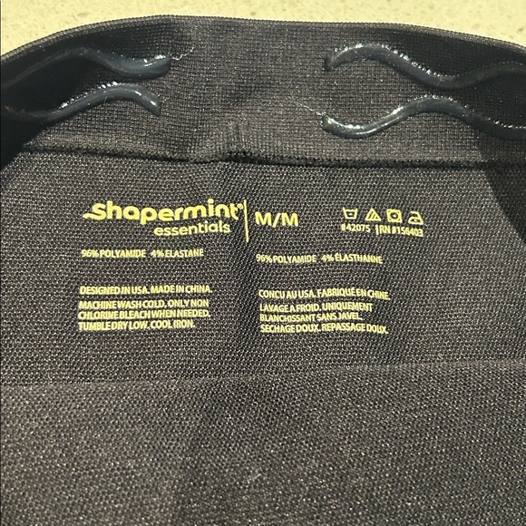 Shapermint Essentials Black High Waisted Shaping Leggings Size M NEW - Picture 8 of 8